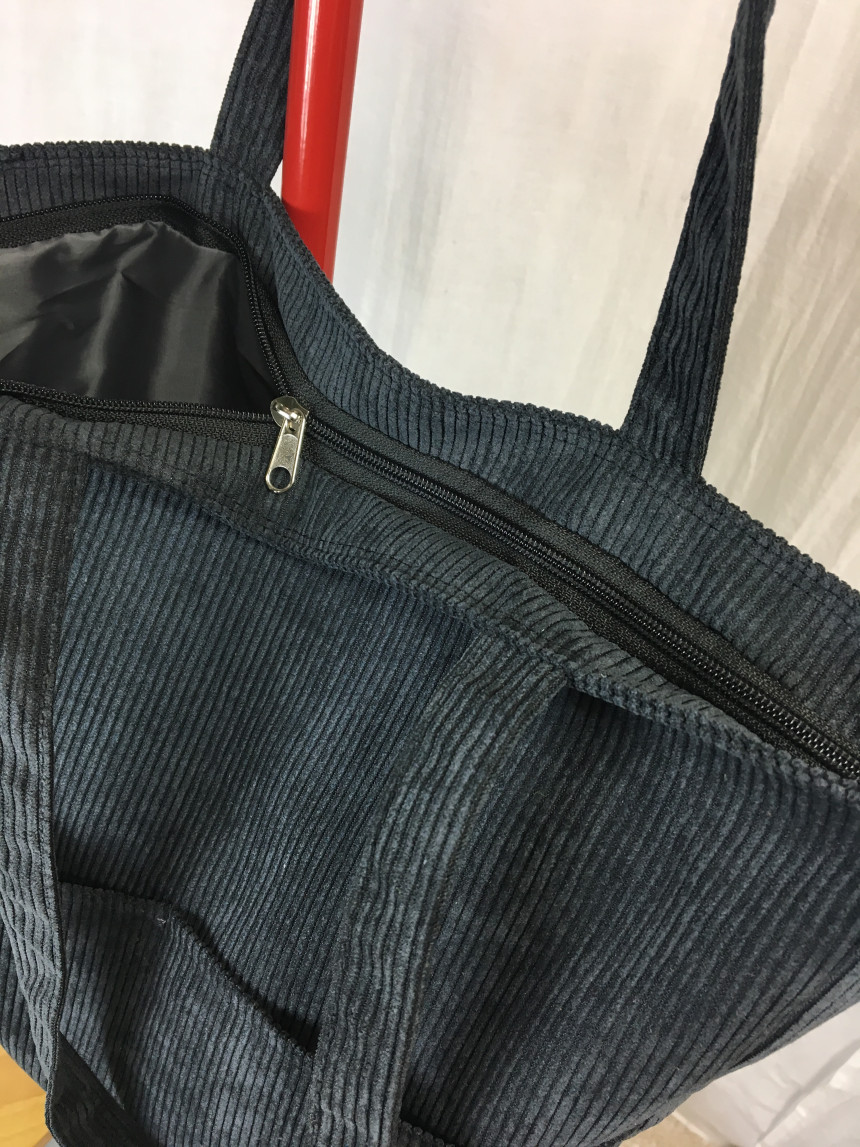 TOTE ECO SHOPPING TRAVEL two-pocket golden eco bag