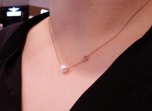 Rose Mont 14K freshwater pearl necklace RS0065