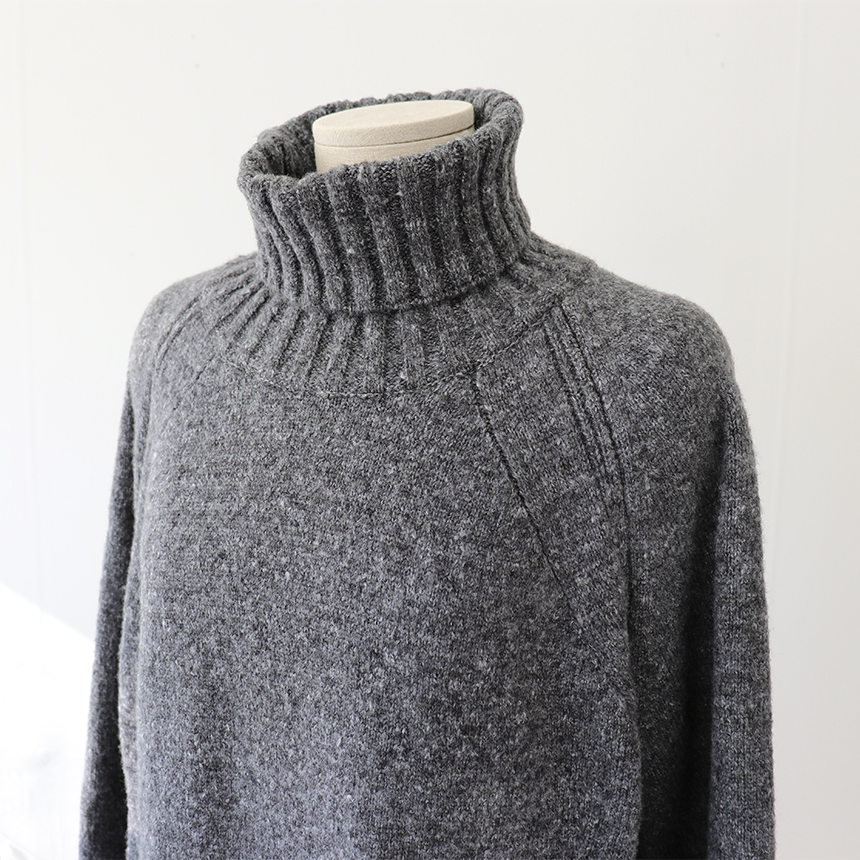 Cosplay Polo Knit One Piece Loose Fit Urun Winter 