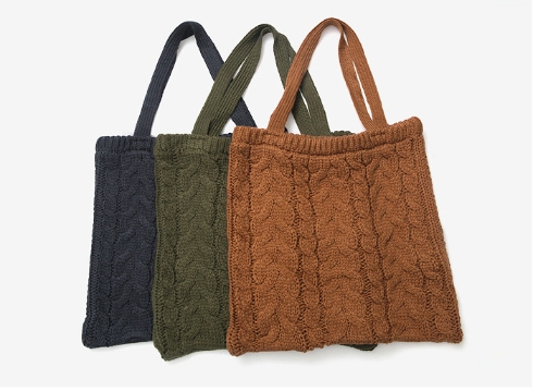 TOTE ECO SHOPPING TRAVEL Daily shoulder knit eco b