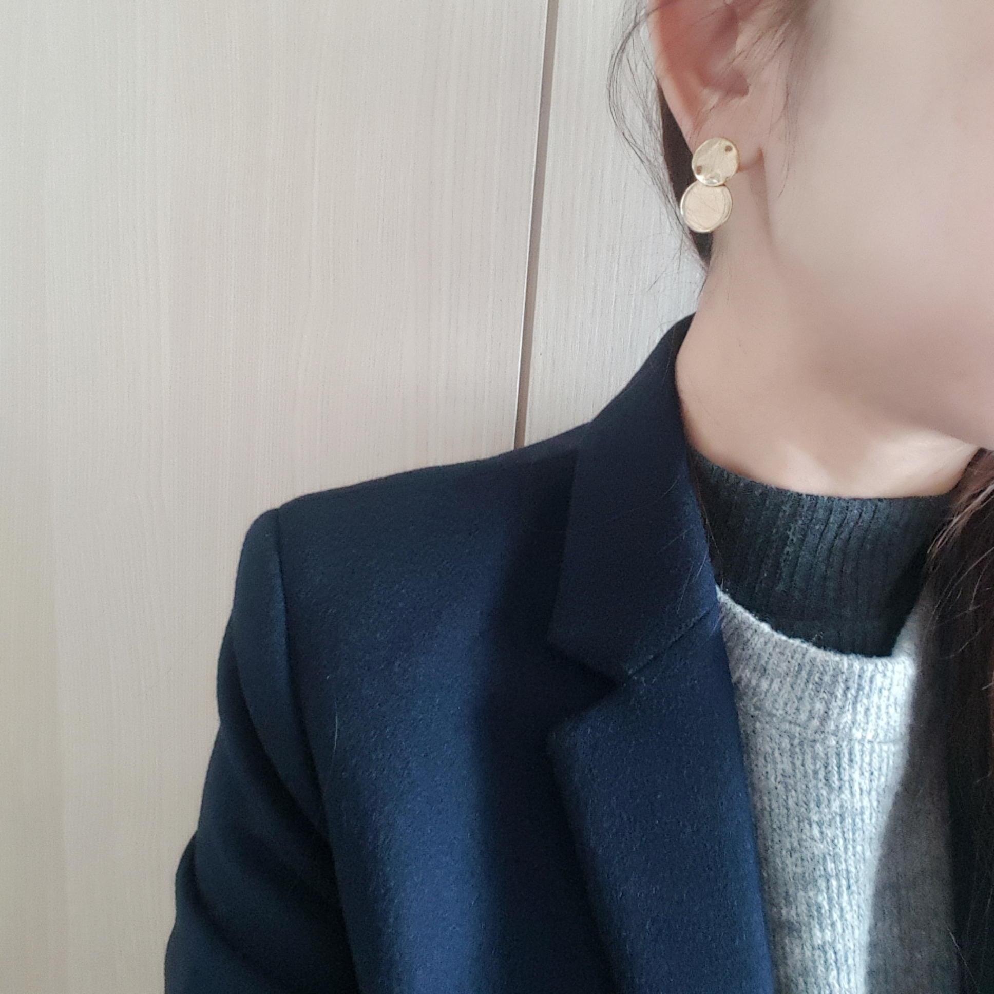 Bold Gold Earring Bling A high quality simple eari