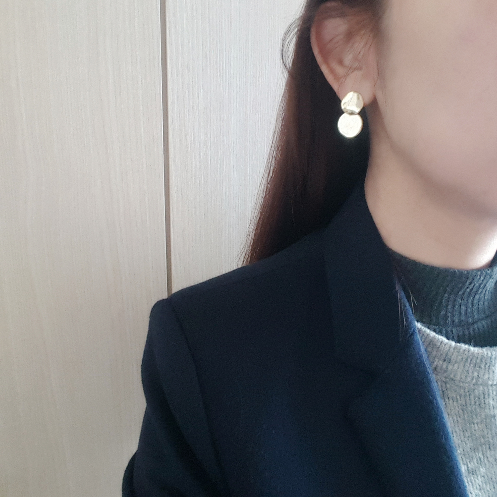 Bold Gold Earring Bling A high quality simple eari