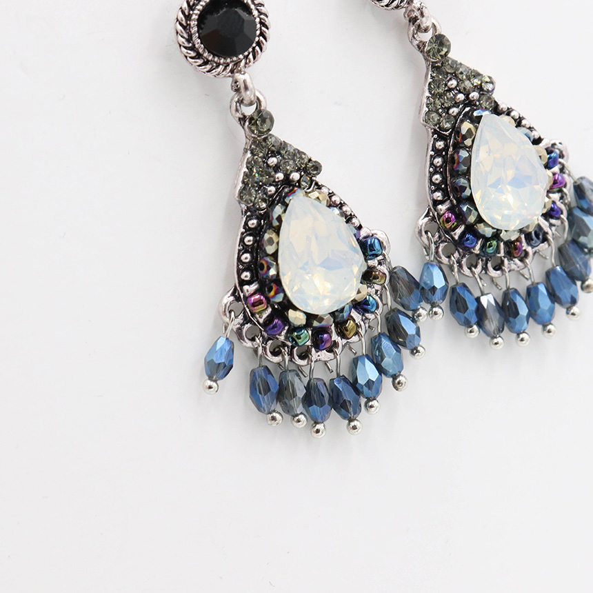 Antique Jewelry Beads Drop Drop Earrings Tweezers 