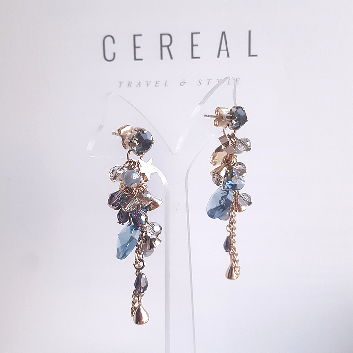 Handmade Earrings 2color colorful drop