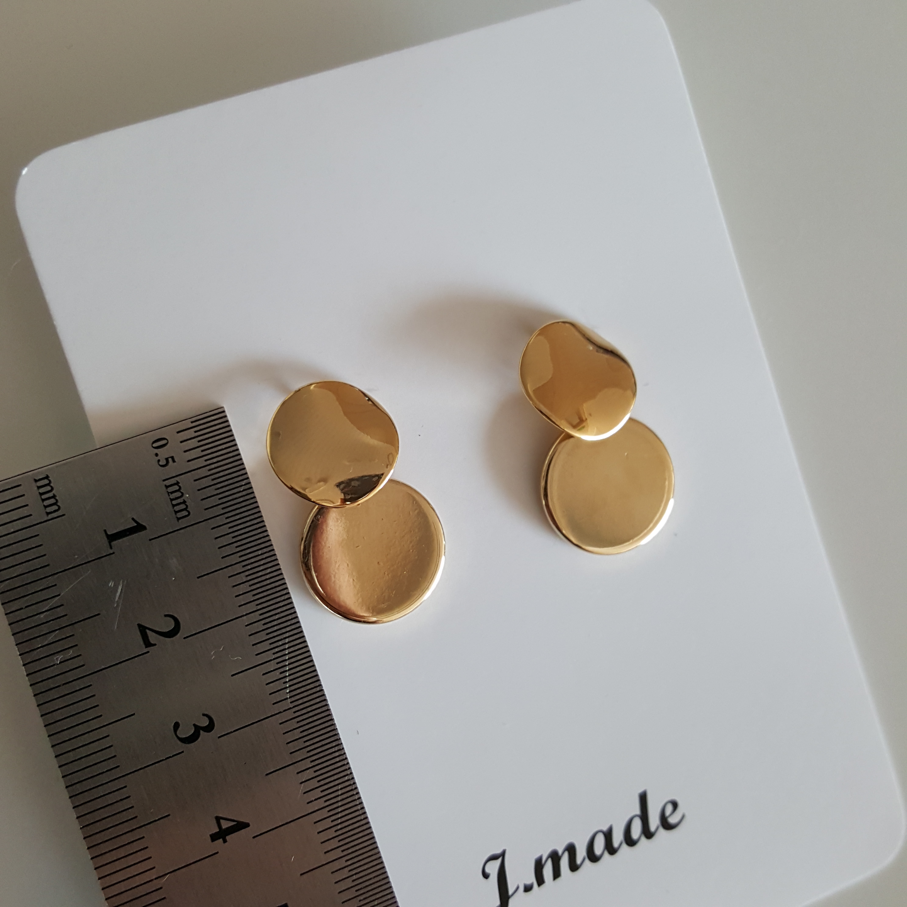Bold Gold Earring Bling A high quality simple eari