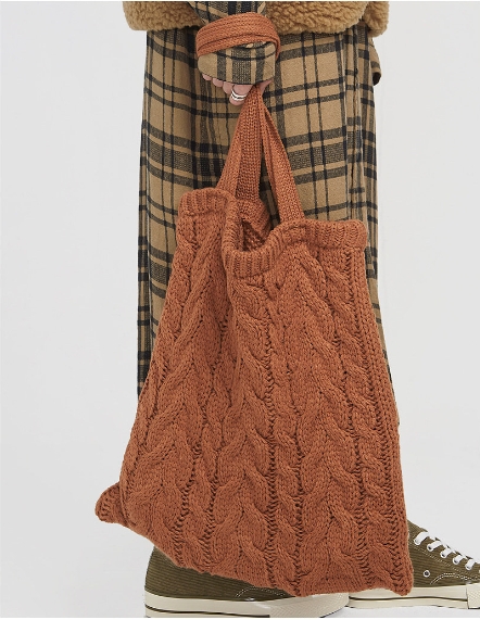 TOTE ECO SHOPPING TRAVEL Daily shoulder knit eco b