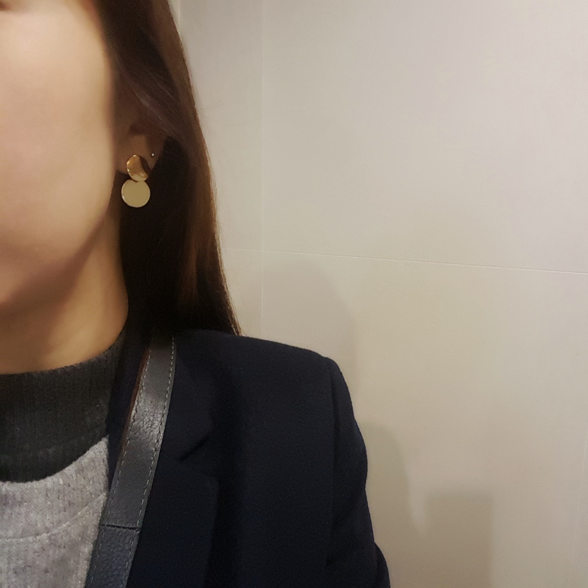 Bold Gold Earring Bling A high quality simple eari