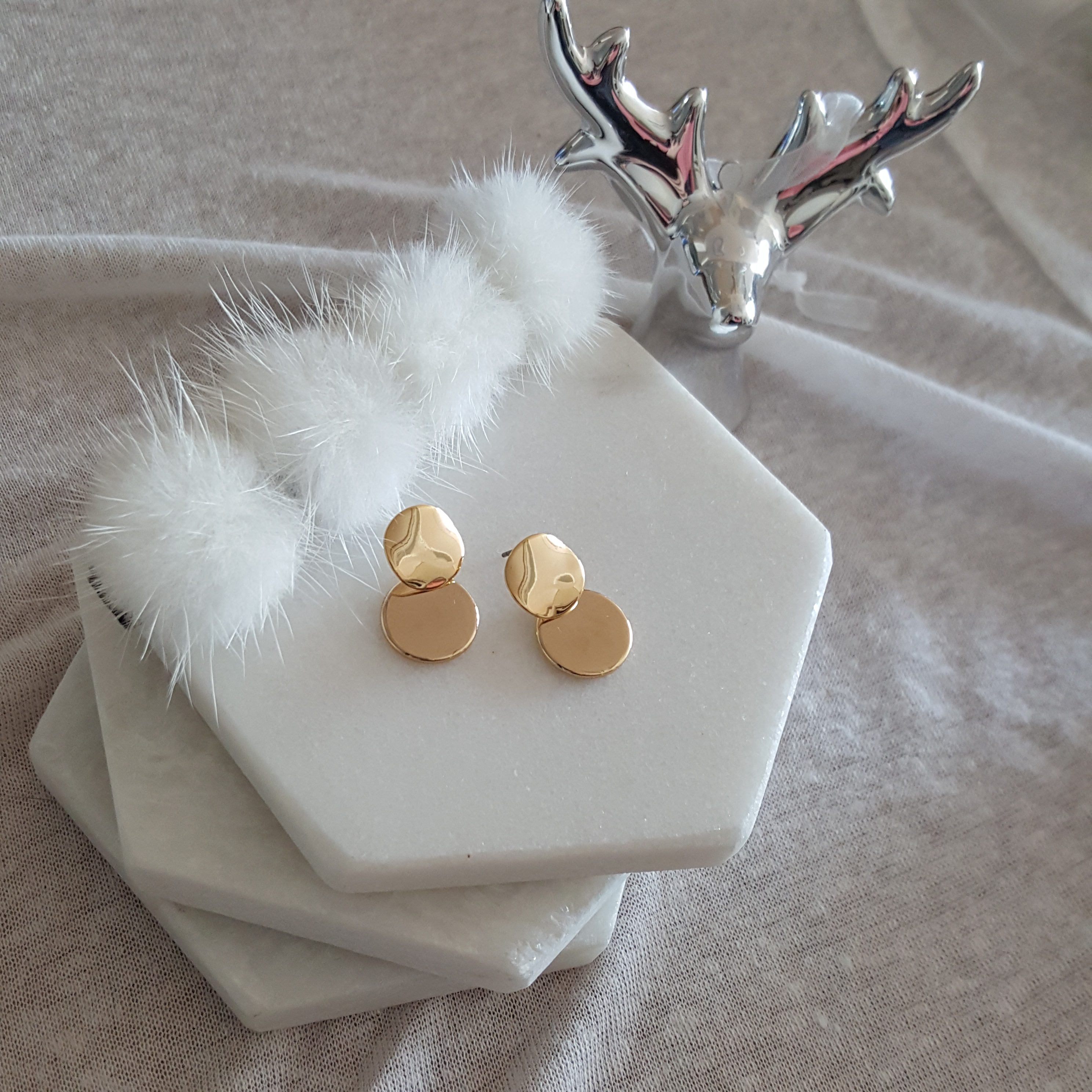 Bold Gold Earring Bling A high quality simple eari