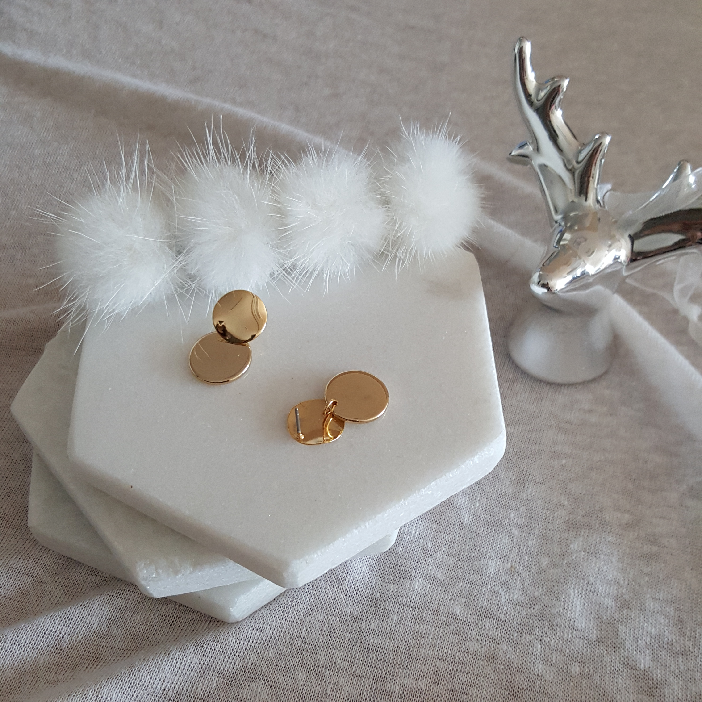 Bold Gold Earring Bling A high quality simple eari