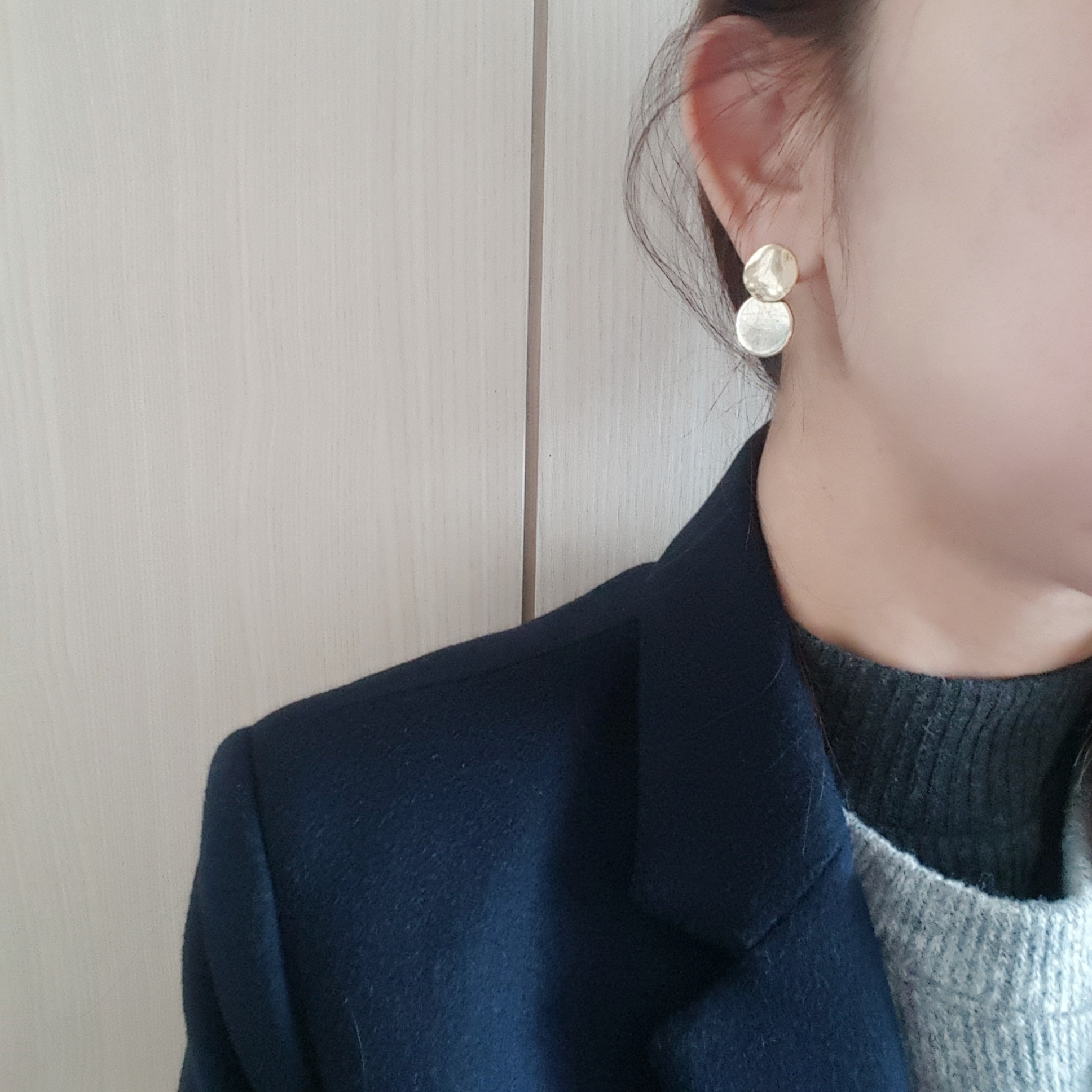 Bold Gold Earring Bling A high quality simple eari