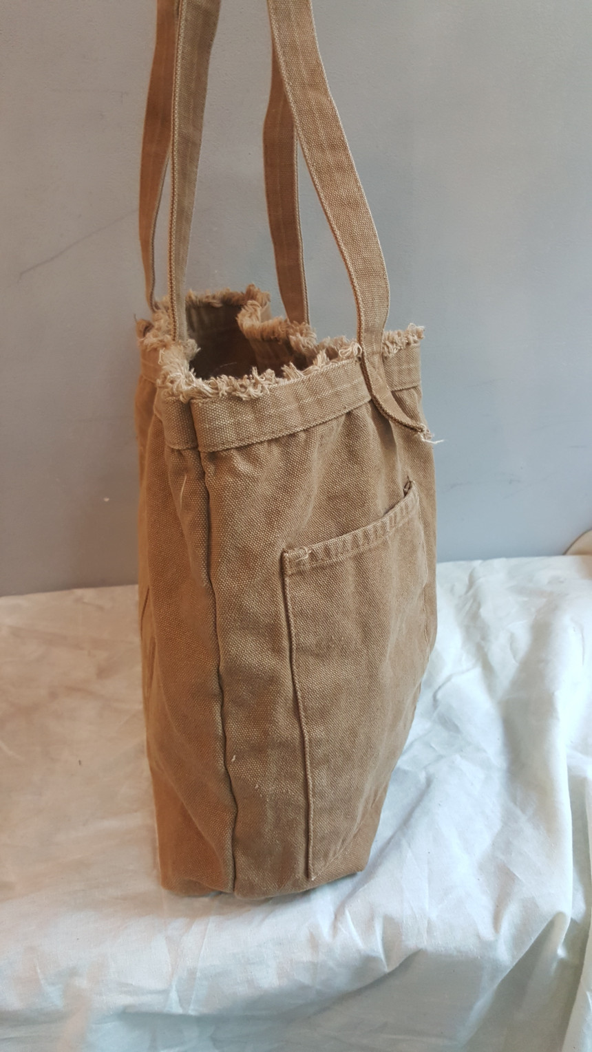 TOTE ECO SHOPPING TRAVEL Pocket Fringe Eco Bag