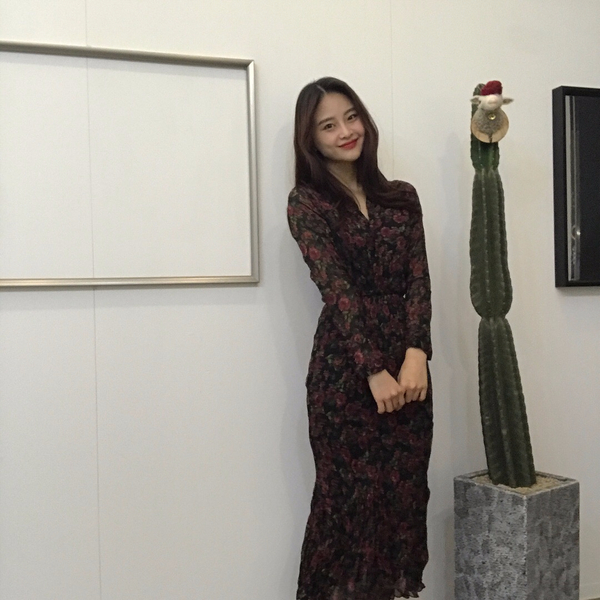 Rose Flower One Piece Chiffon Greetings Party Chri