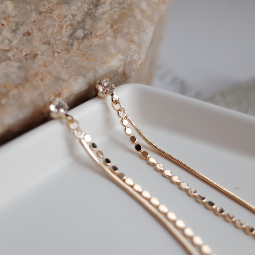 <b><p>NO.59 Roy Two-string cha Simple lo ears Stylish</p></b><b><p>NO.59 ロイ 二行チェーン シンプルロングイヤリング スタイリッシュな シックな</p></b><br /><br /><p align='center'>