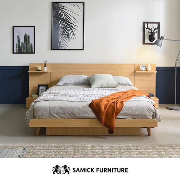 [삼익가구]네오 헤드형 침대(슬립웰 7존 독립 매트리스-퀸)