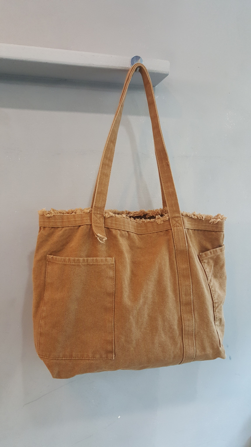 TOTE ECO SHOPPING TRAVEL Pocket Fringe Eco Bag