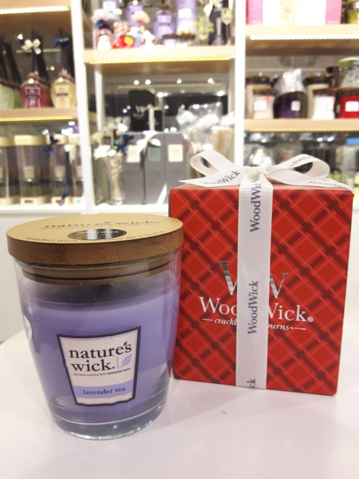 Second Brand of Woodwick Medium Nature's Candle