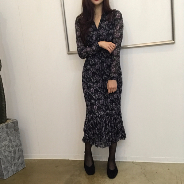 Rose Flower One Piece Chiffon Greetings Party Chri