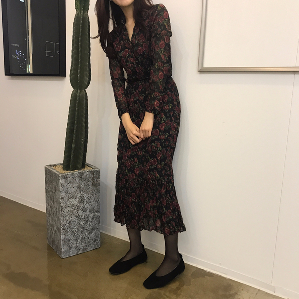 Rose Flower One Piece Chiffon Greetings Party Chri