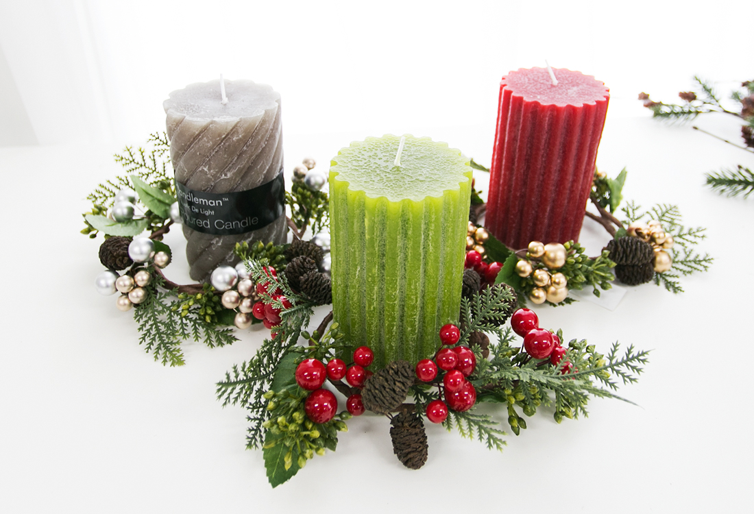 Christmas fragrance Candle Man 4color Decoration F