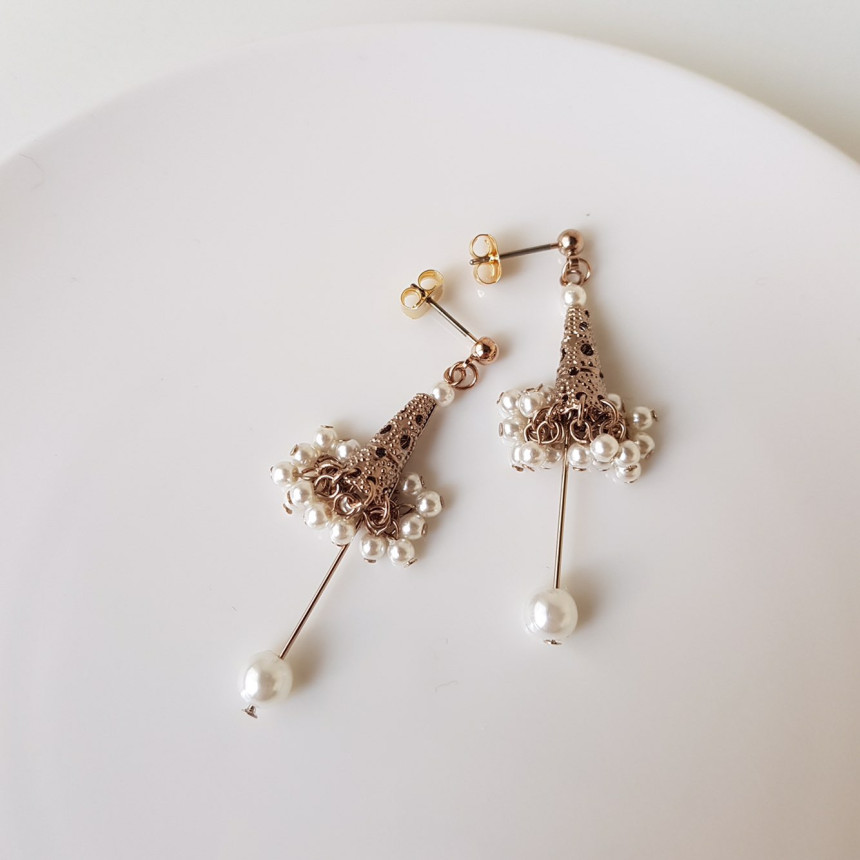 Handmade Crystal Drop Earrings