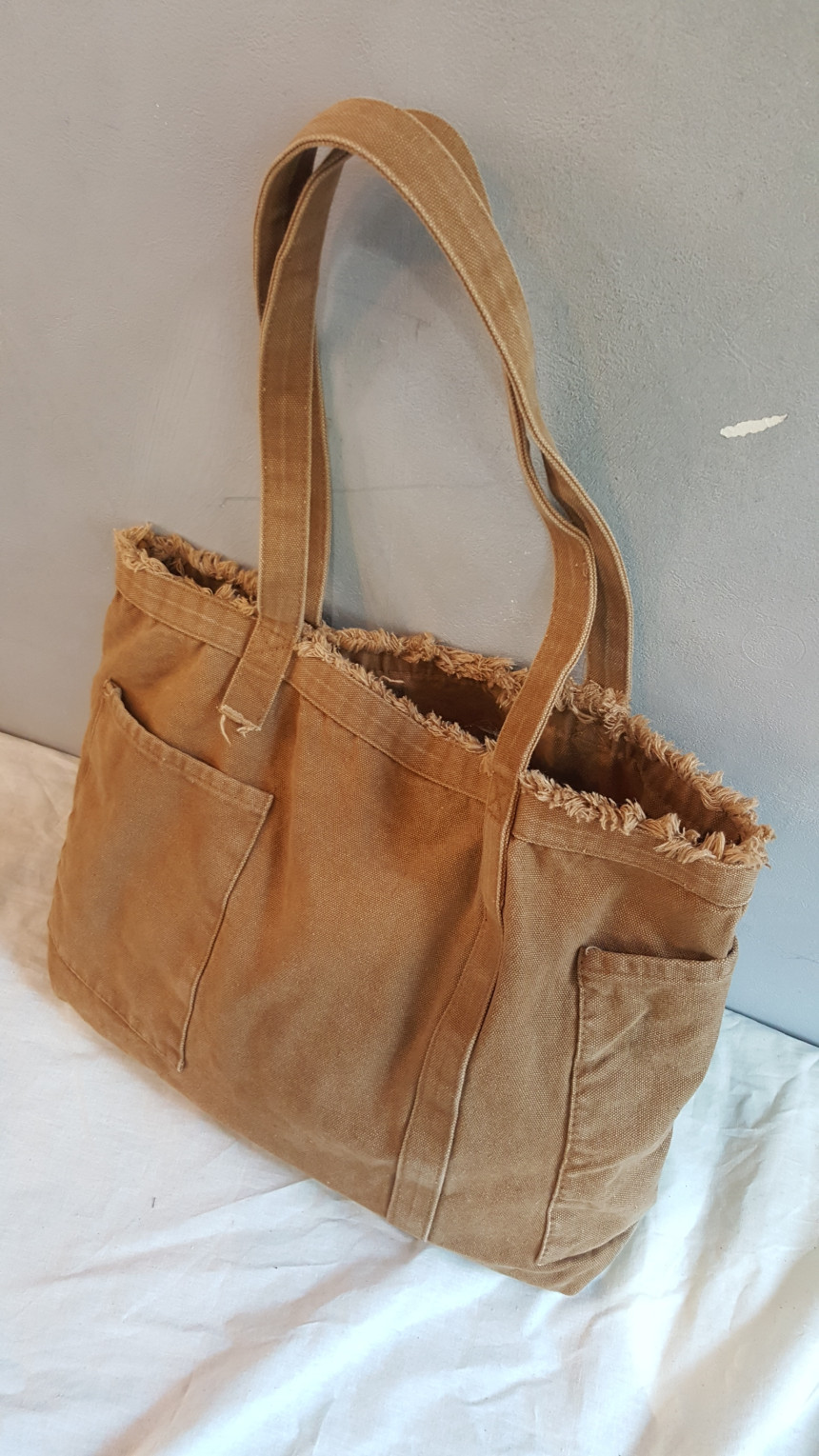 TOTE ECO SHOPPING TRAVEL Pocket Fringe Eco Bag