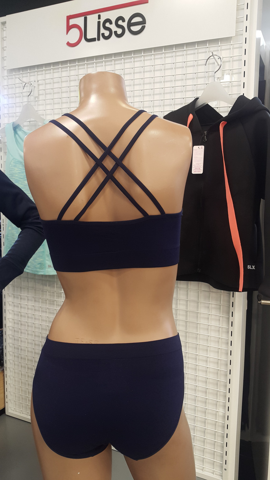 Fibreless NV Shim Cross Bra 5L161BR007A-NV Pleasan