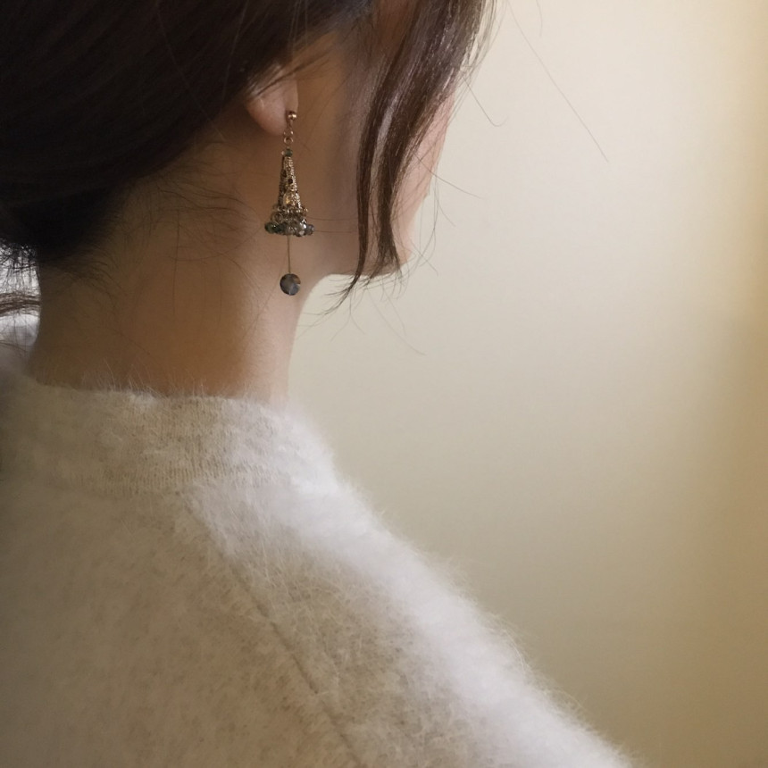 Handmade Crystal Drop Earrings