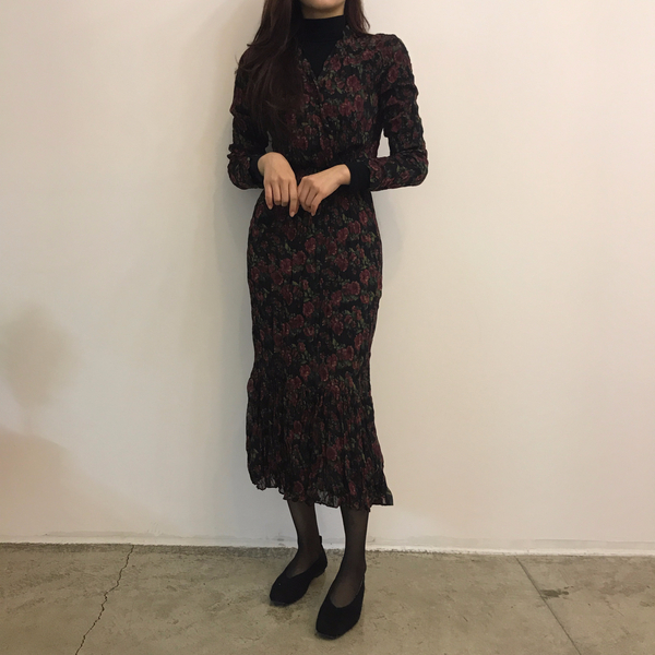 Rose Flower One Piece Chiffon Greetings Party Chri