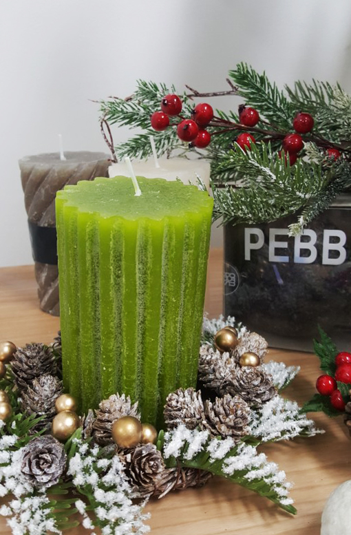 Christmas fragrance Candle Man 4color Decoration F