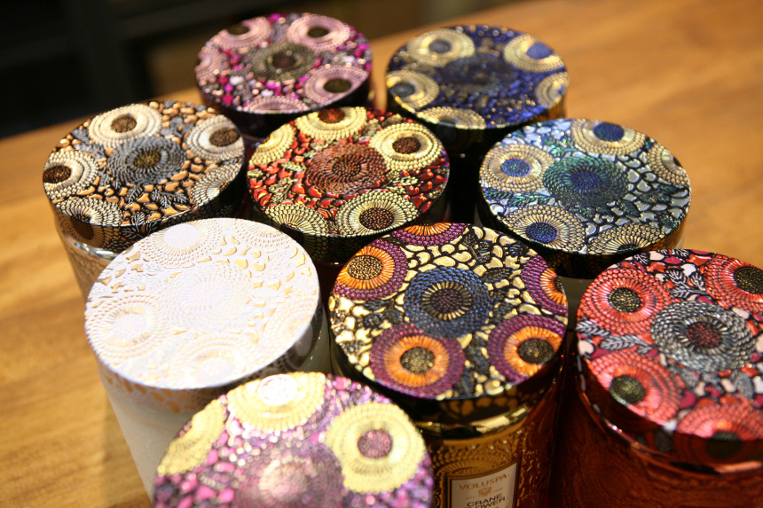 Bolou Spa Glass Candles 16oz Fragrant, Sensual Des