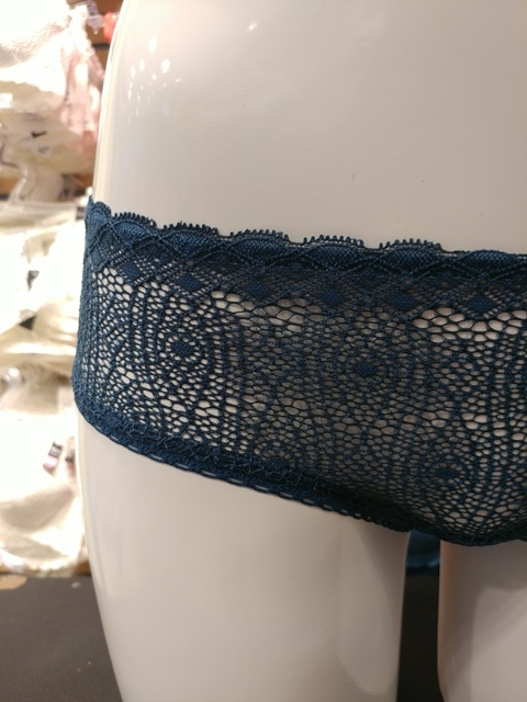 Etam Stardust Dark Blue Shorty Lace Panties 648577