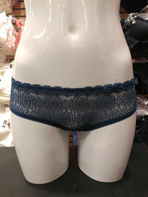 Etam Stardust Dark Blue Shorty Lace Panties 648577