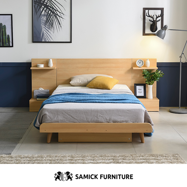 [삼익가구]네오 헤드형 침대(슬립웰 7존 독립 매트리스-슈퍼싱글)