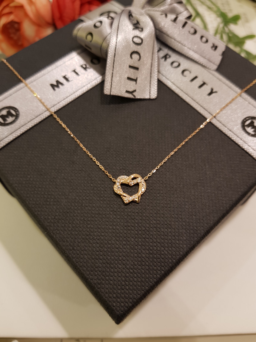 Metro City Jewelry Drawing Love Necklace GGN0888-1