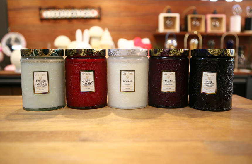 Bolou Spa Glass Candles 16oz Fragrant, Sensual Des