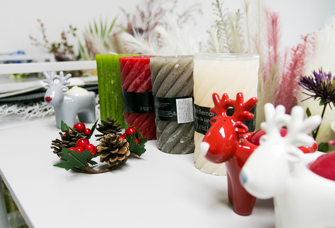 Christmas fragrance Candle Man 4color Decoration F