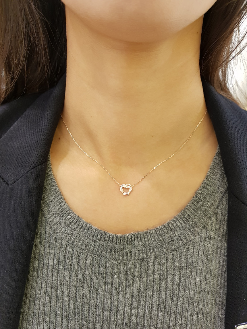 Metro City Jewelry Drawing Love Necklace GGN0888-1