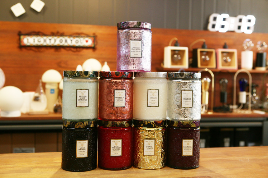 Bolou Spa Glass Candles 16oz Fragrant, Sensual Des