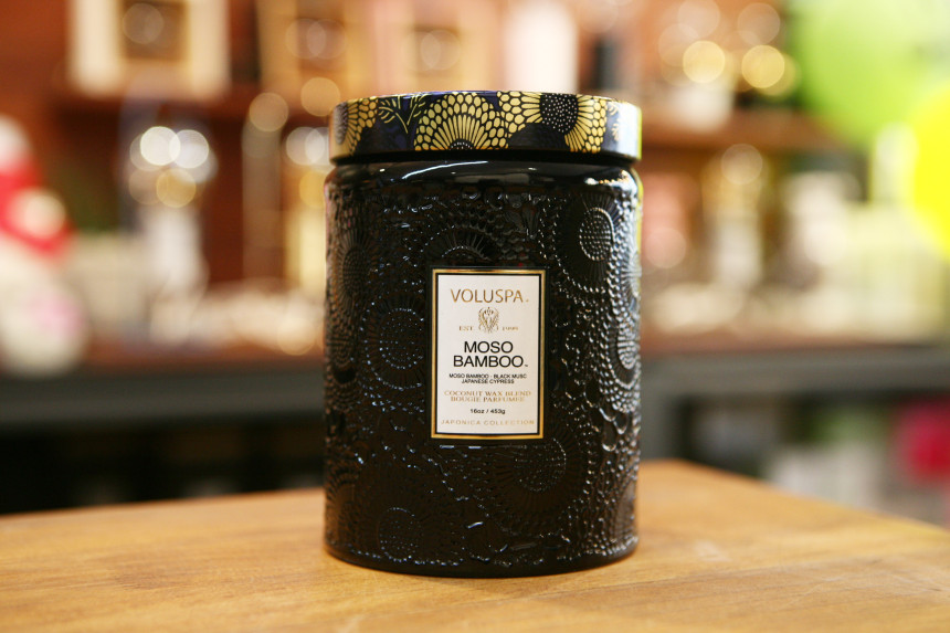 Bolou Spa Glass Candles 16oz Fragrant, Sensual Des