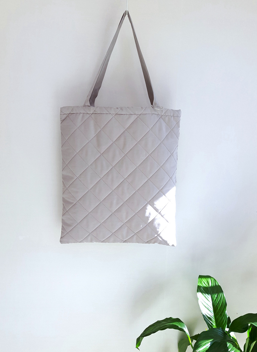 TOTE ECO SHOPPING TRAVEL quilting eco bag back qui
