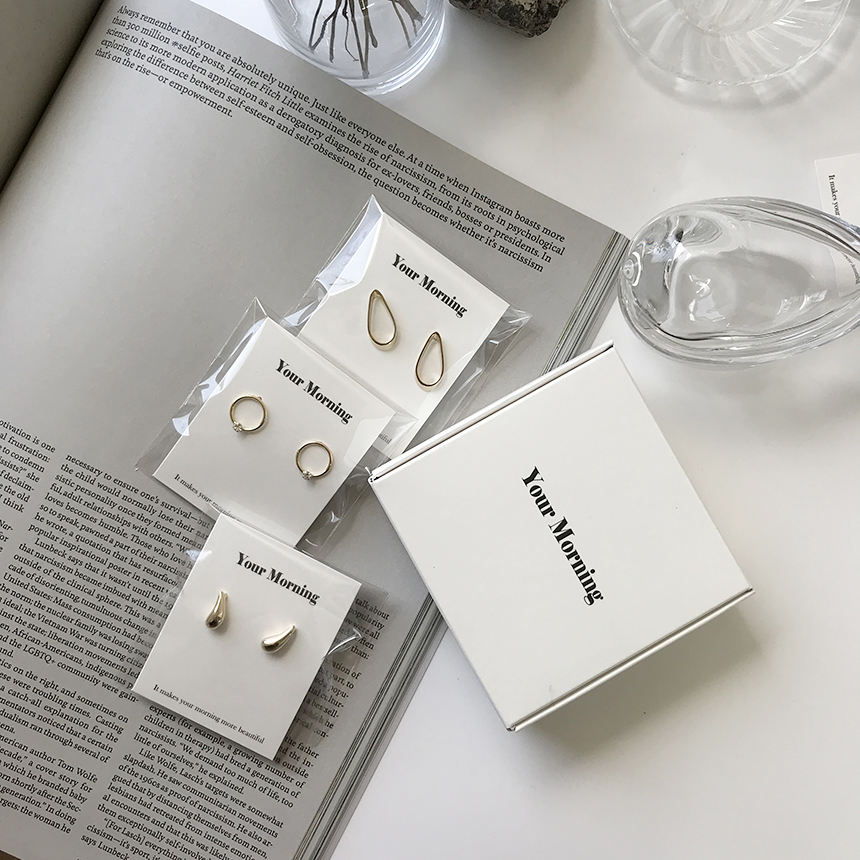 Button Vintage Antique Earring Simple Earring Drop