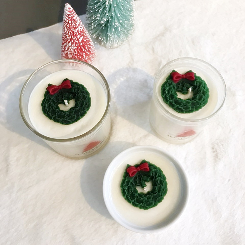 Christmas candle Peony Fragrant gift Winter fragra