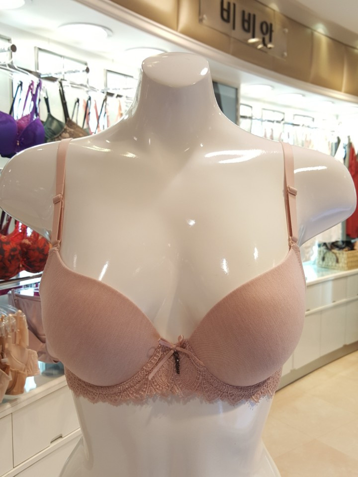 Vivienne Melange embroidery fabric bra panties set