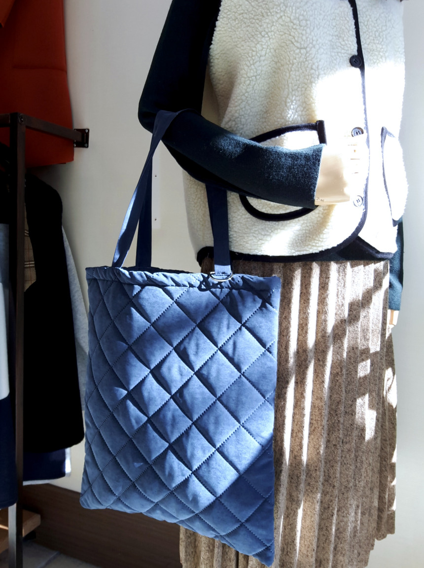 TOTE ECO SHOPPING TRAVEL quilting eco bag back qui