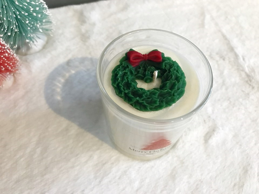 Christmas candle Peony Fragrant gift Winter fragra