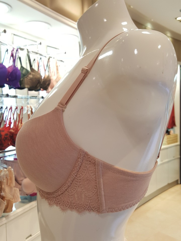 Vivienne Melange embroidery fabric bra panties set