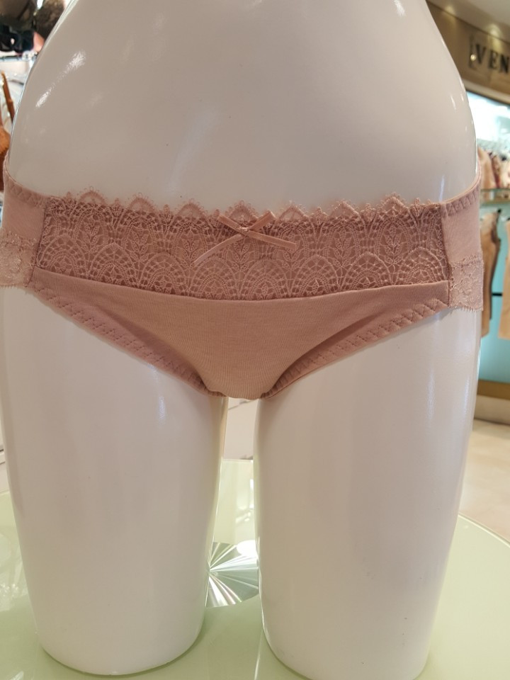 Vivienne Melange embroidery fabric bra panties set