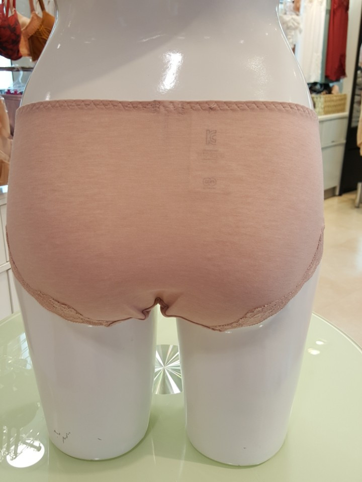 Vivienne Melange embroidery fabric bra panties set