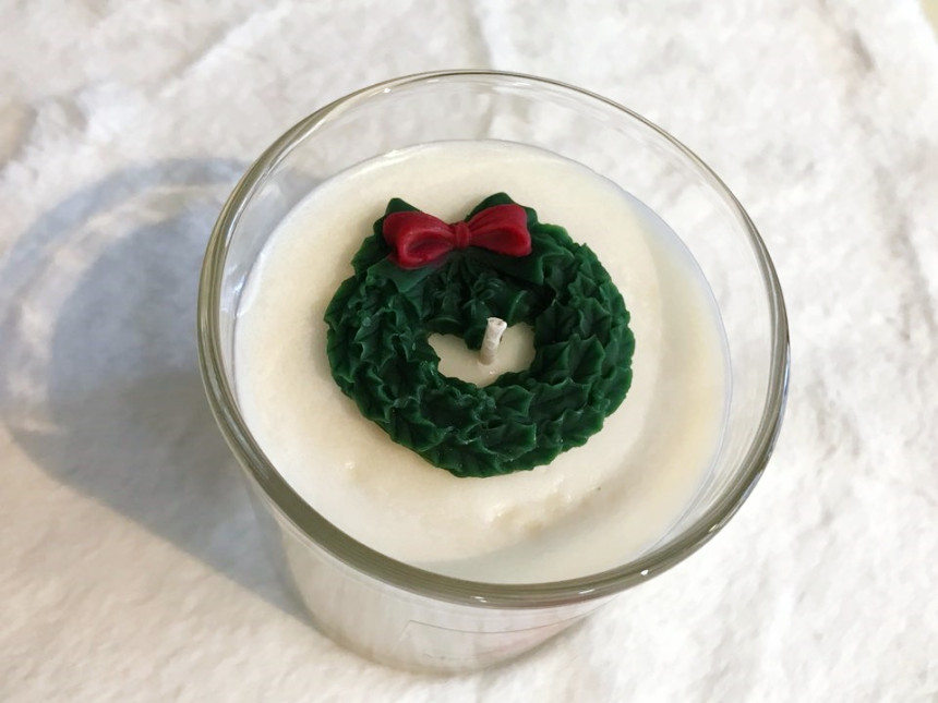 Christmas candle Peony Fragrant gift Winter fragra