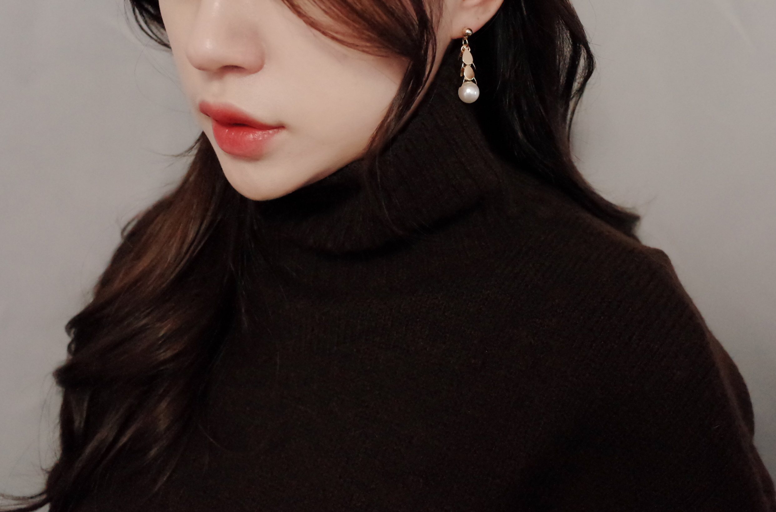 NO.60 Water Drops Saliva Butterfly Pearl Earrings 